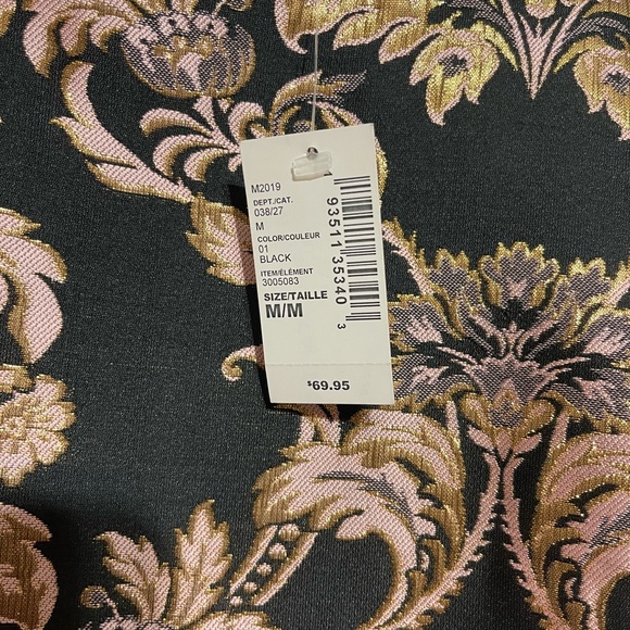 Women’s Mommy And Me Metallic Floral Jacquard Matching Fit And Flare Dress - Picture 8 of 9